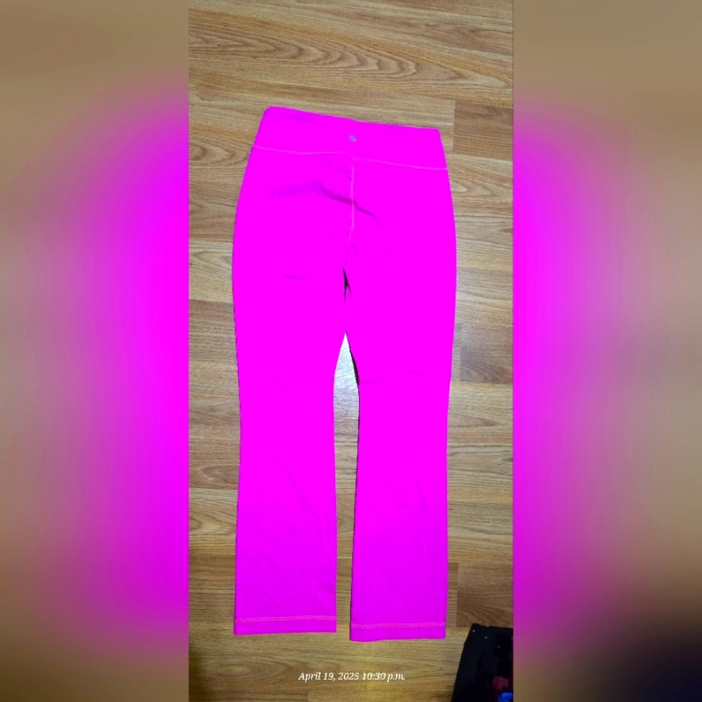 Lululemon Vibrant Pink Leggings - Picture 2 of 2
